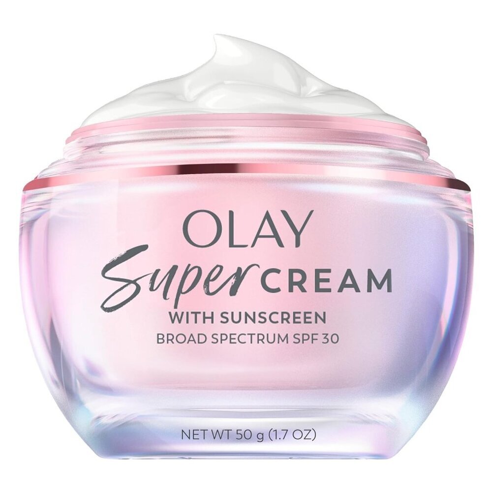 Super Cream with Sunscreen SPF 30, Lightweight Face Moisturizer | with Sun Prote